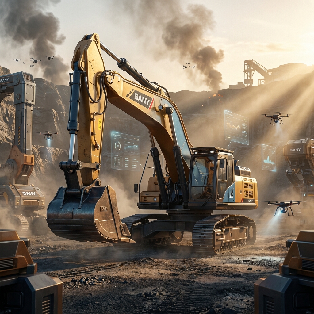 SANY Excavator Cinematic